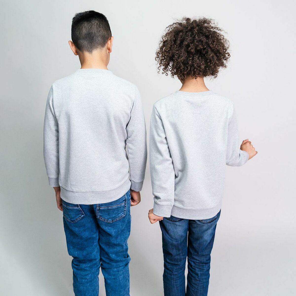 Kindersweater zonder Capuchon Mickey Mouse Grijs